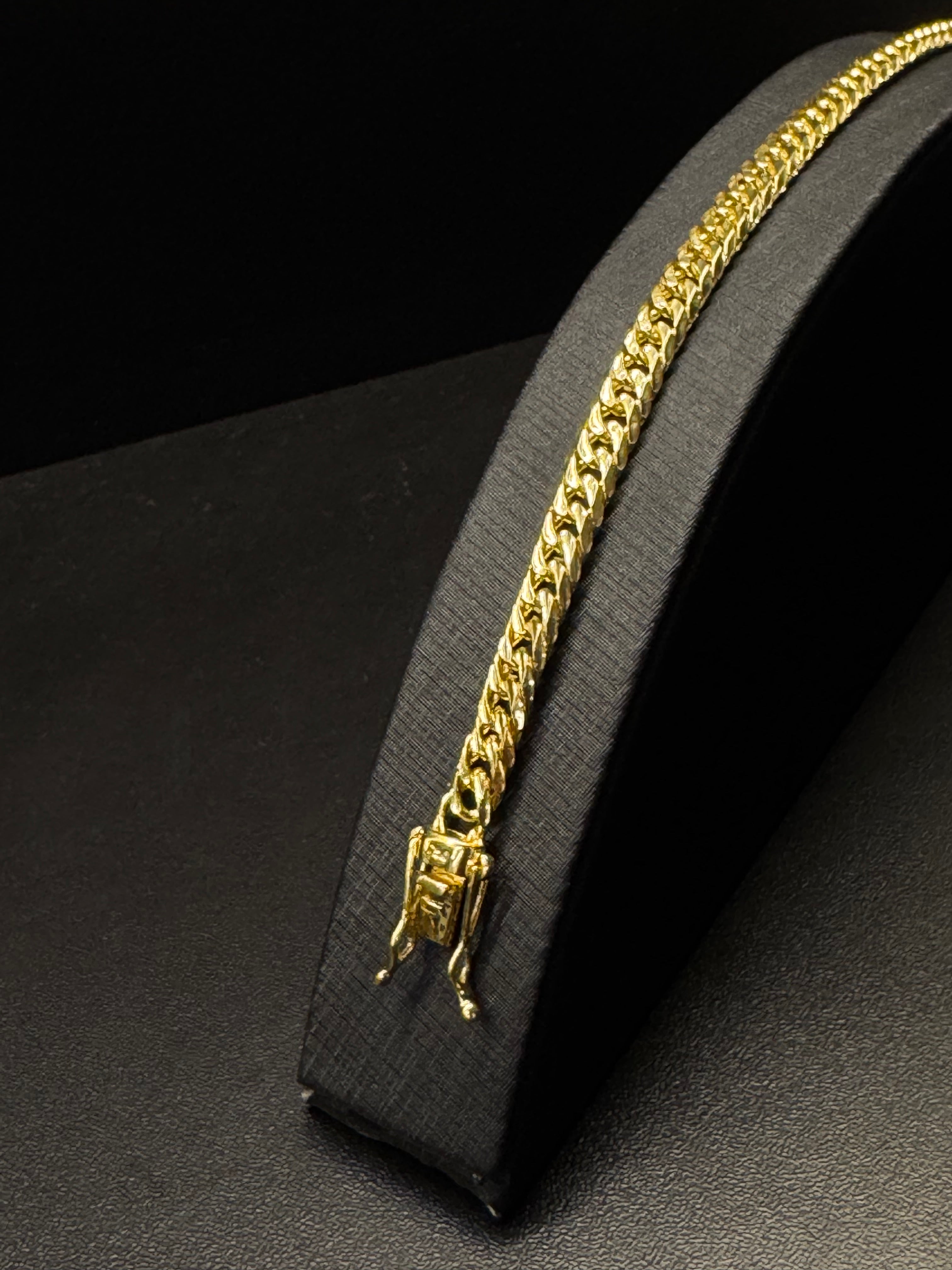 Pulseira Grumet Dupla 6mm Banhada a Ouro 18k | Marcação 750