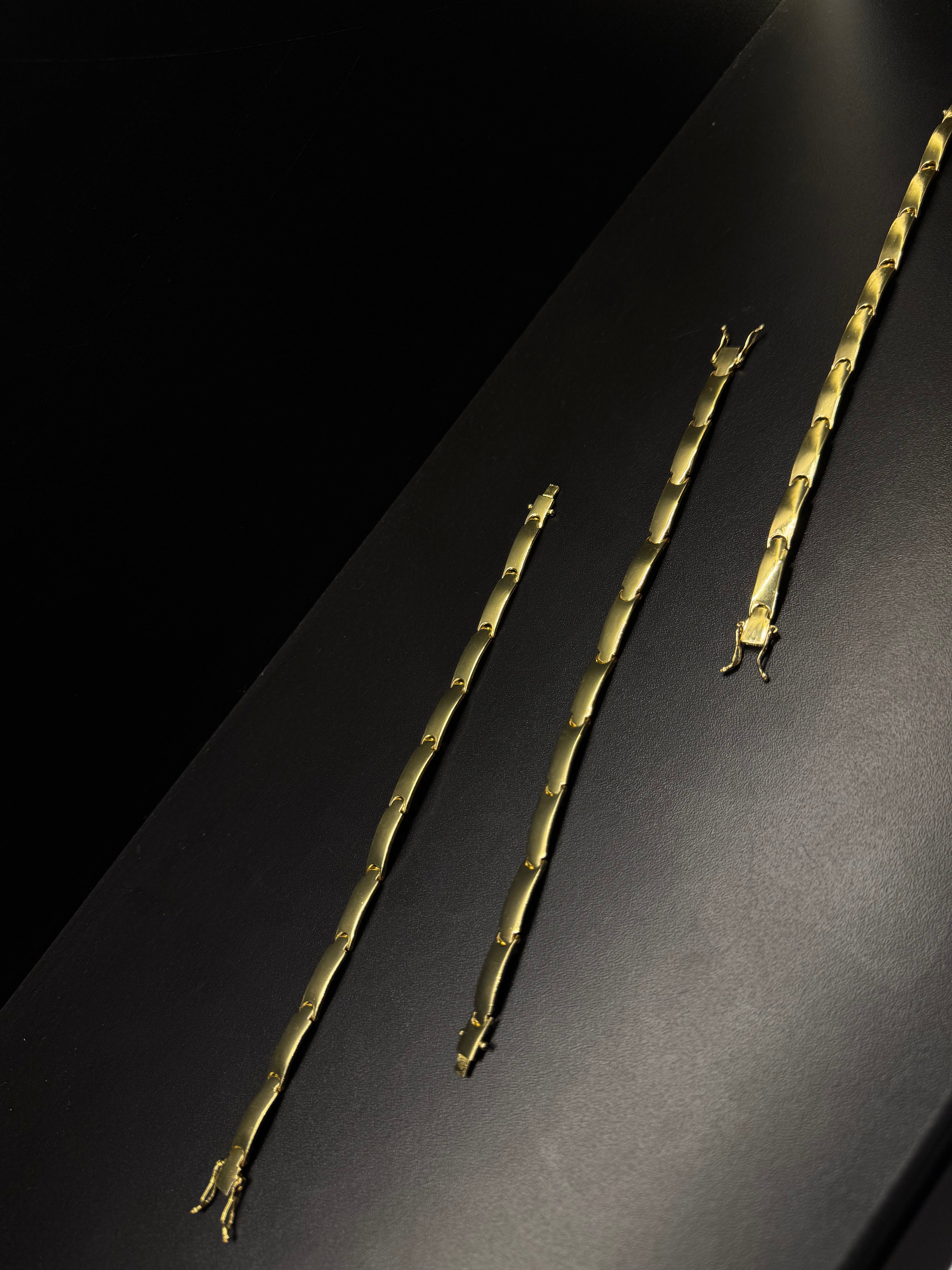 BRACELETE LISO 6MM BANHADO A OURO 18K